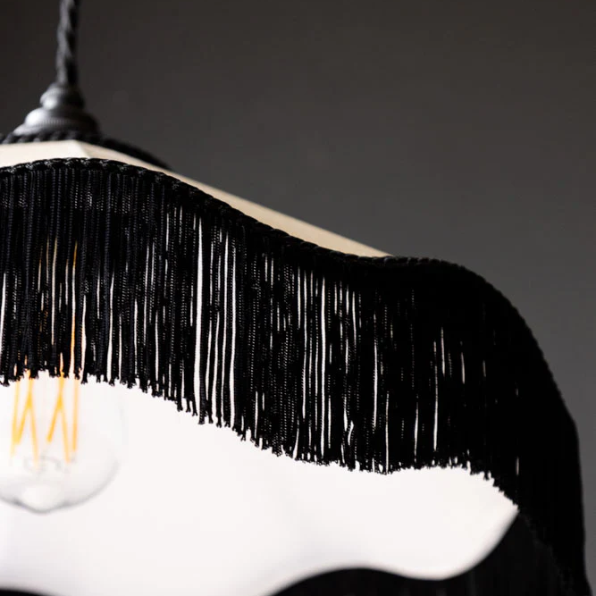 French Fabric Retro Chandelier