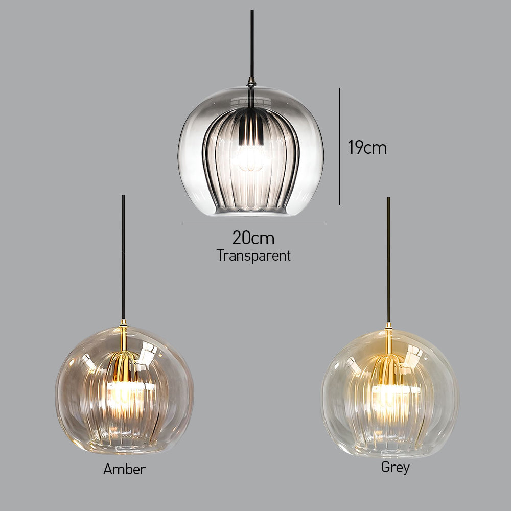 Nordic Modern Spherical Glass Pendant Light