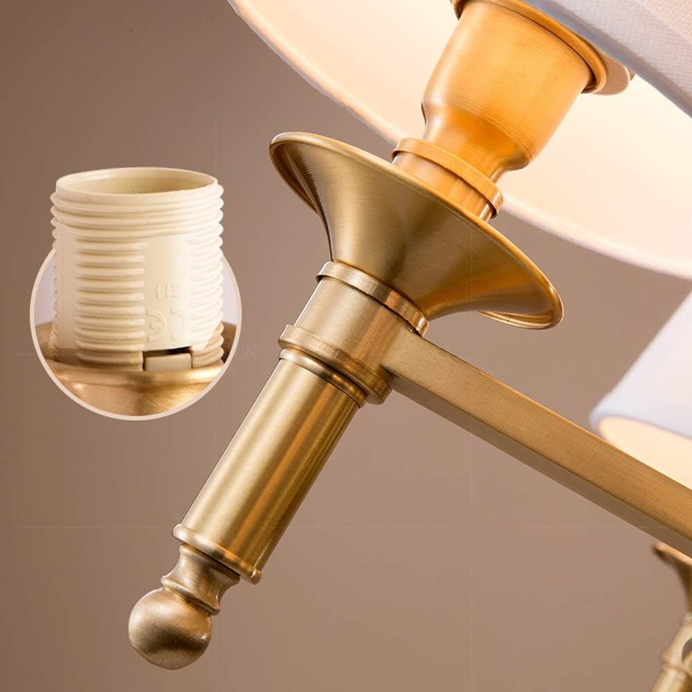 Retro American Gold Chandelier