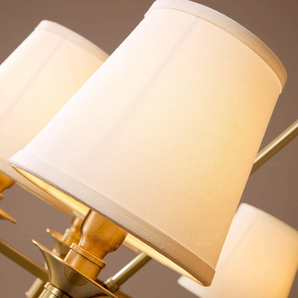 Retro American Gold Chandelier