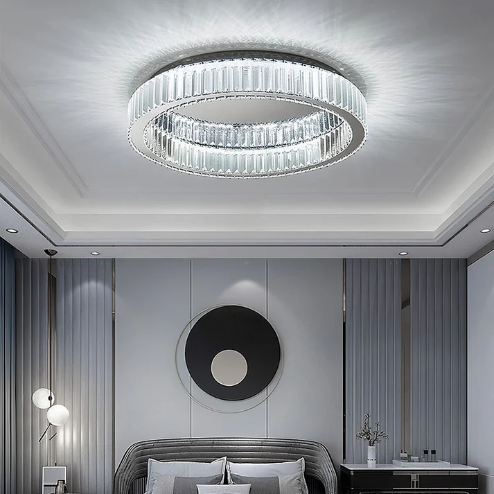 Modern Crystal Circle LED Chandelier