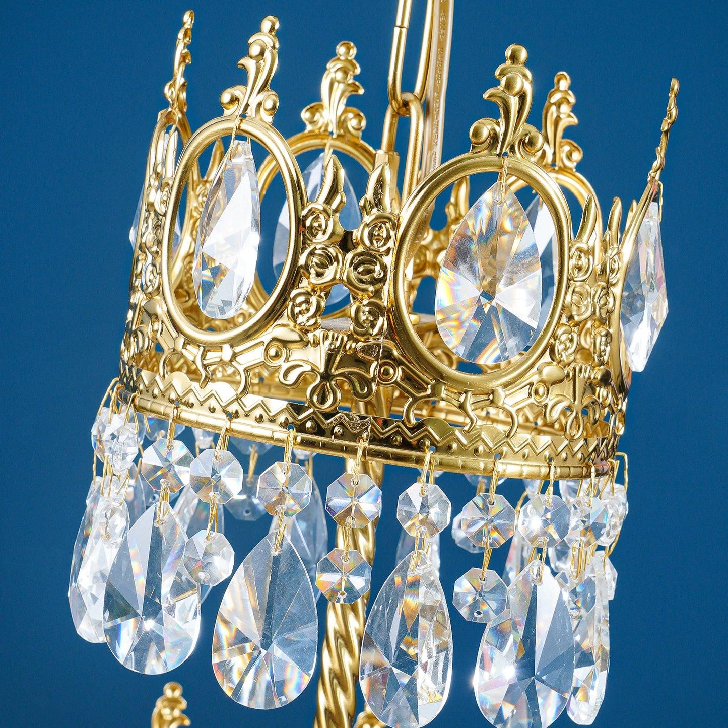 Antique Vintage Crystal Chandelier