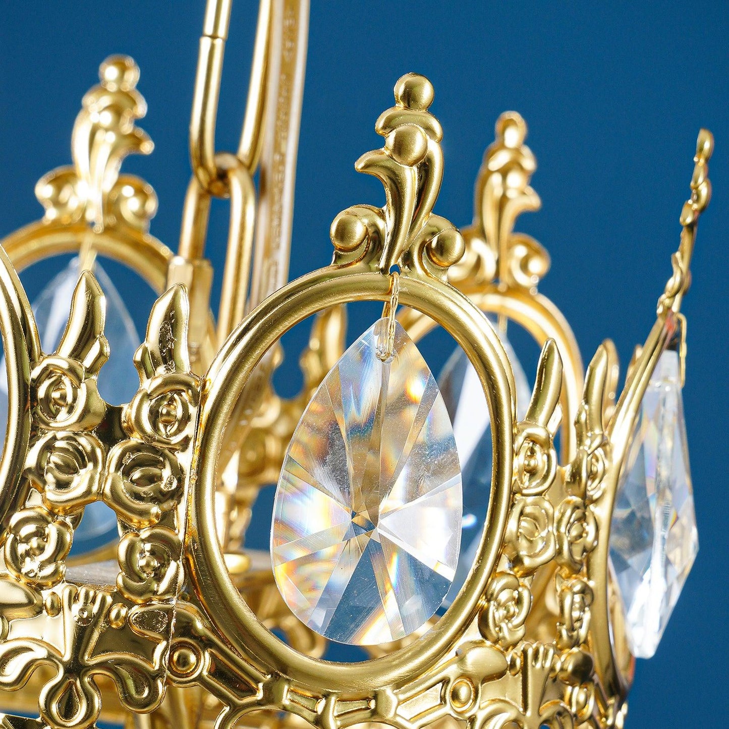 Antique Vintage Crystal Chandelier