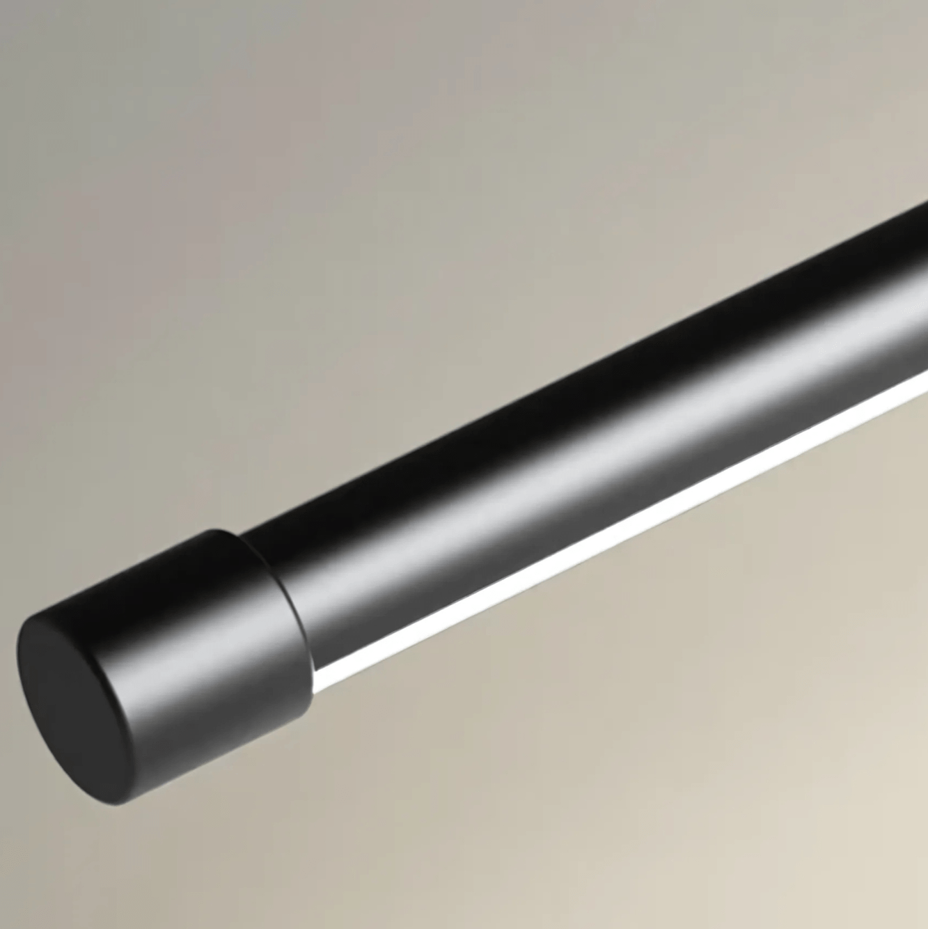 Black Bedside LED Pendant Light