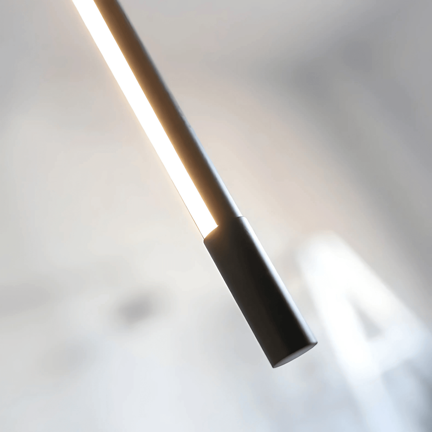 Black Bedside LED Pendant Light