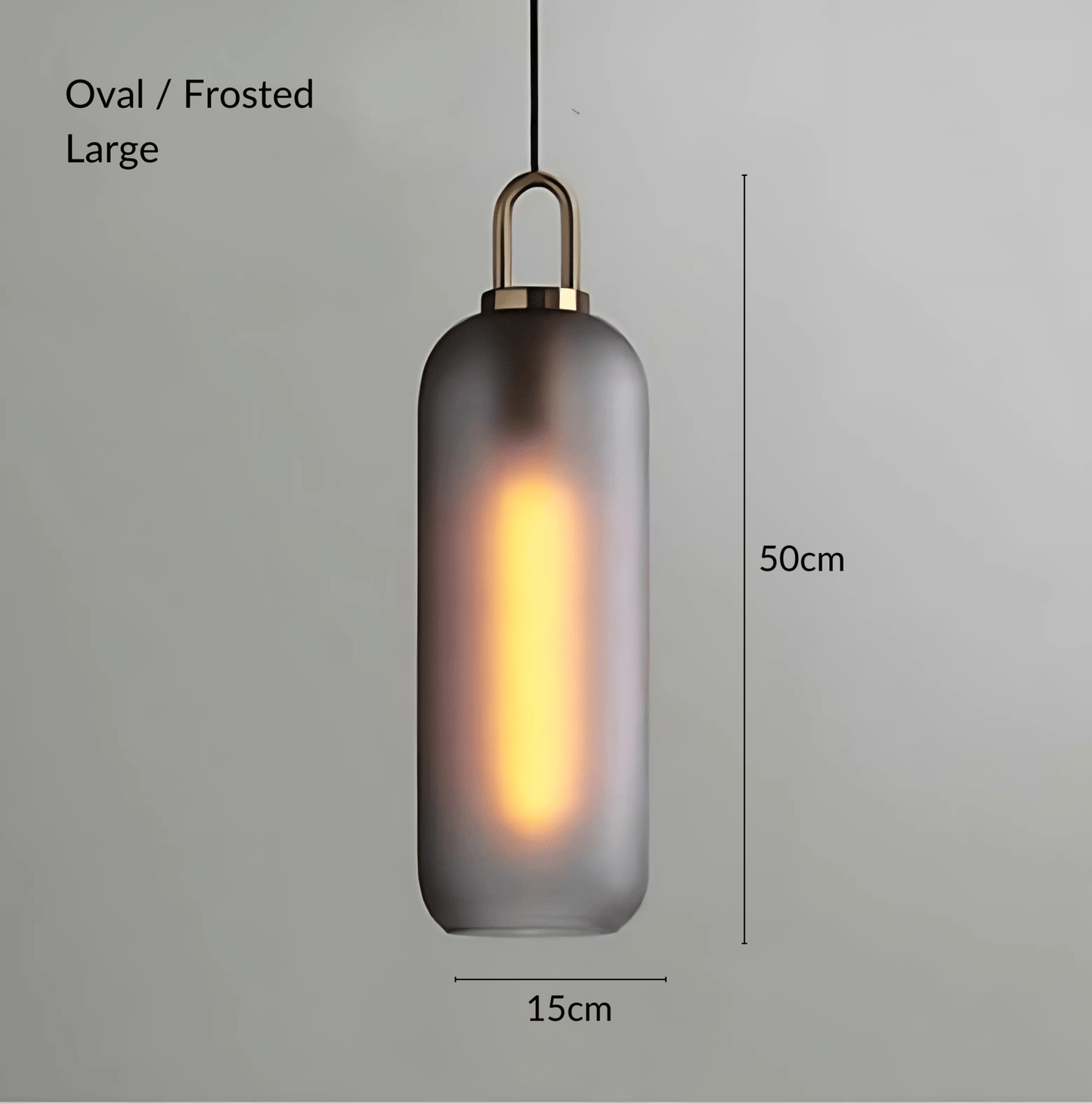 Brass Holder Glass Pendant Light