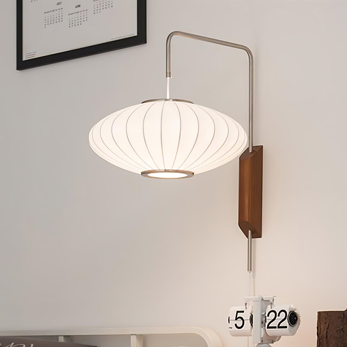 Japanese Bubble Ball Wall Sconce