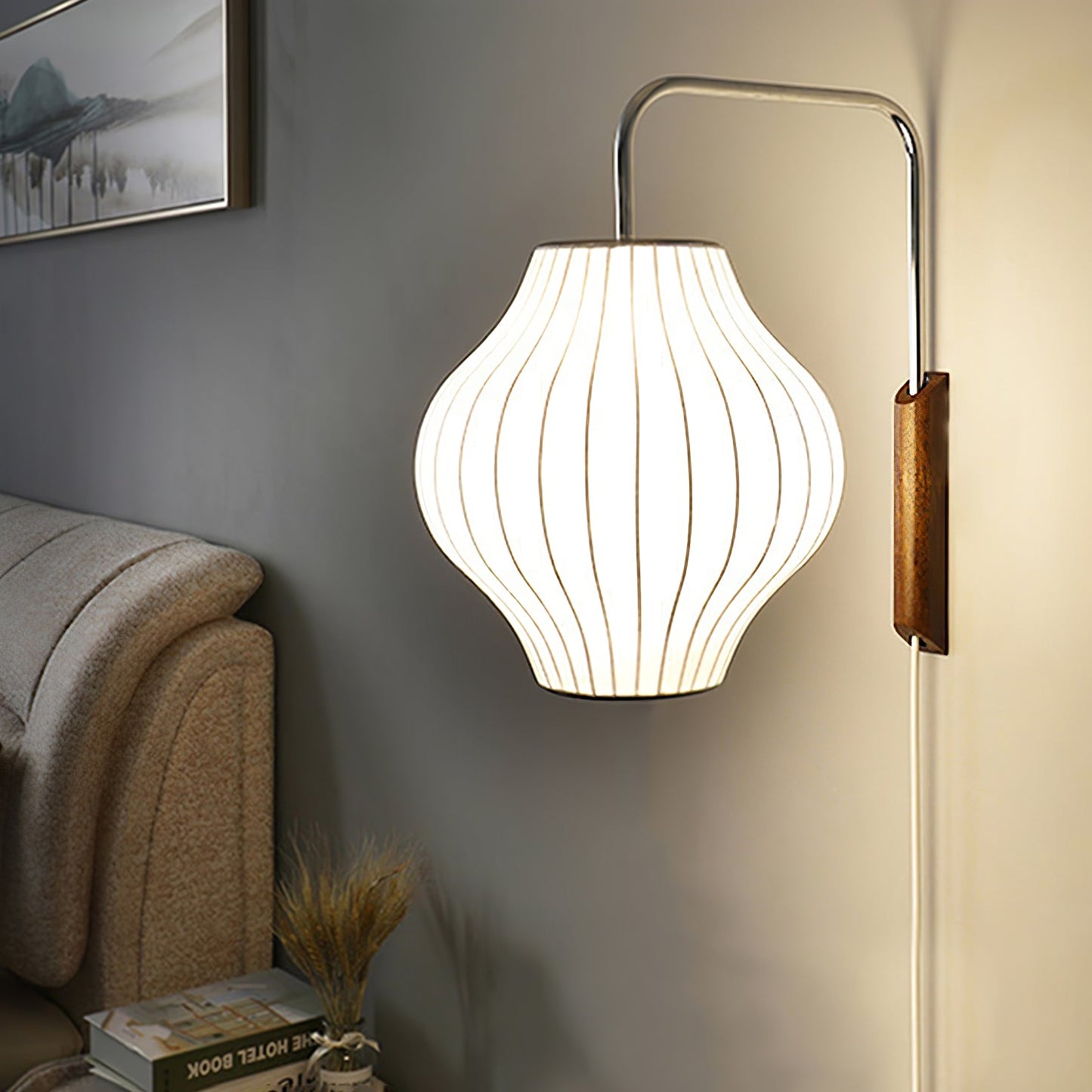 Japanese Bubble Ball Wall Sconce