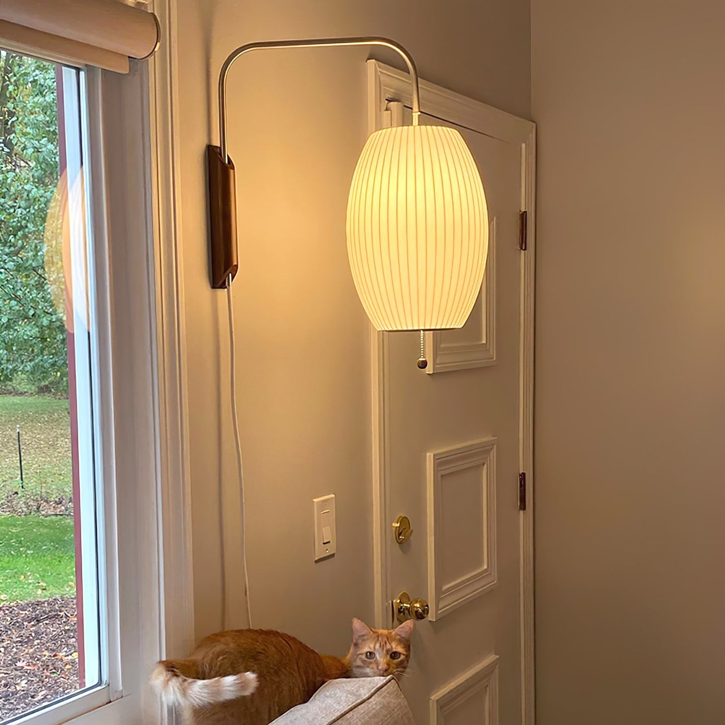 Japanese Bubble Ball Wall Sconce