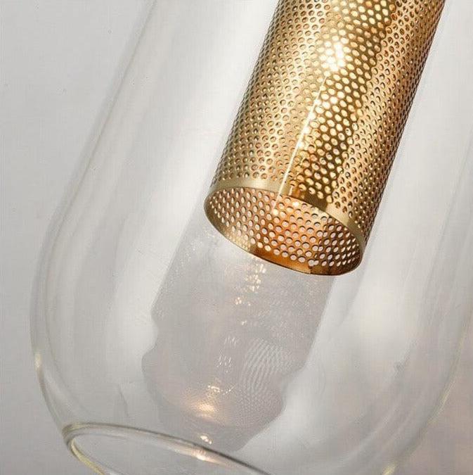 Clear Glass Industrial Wall Light
