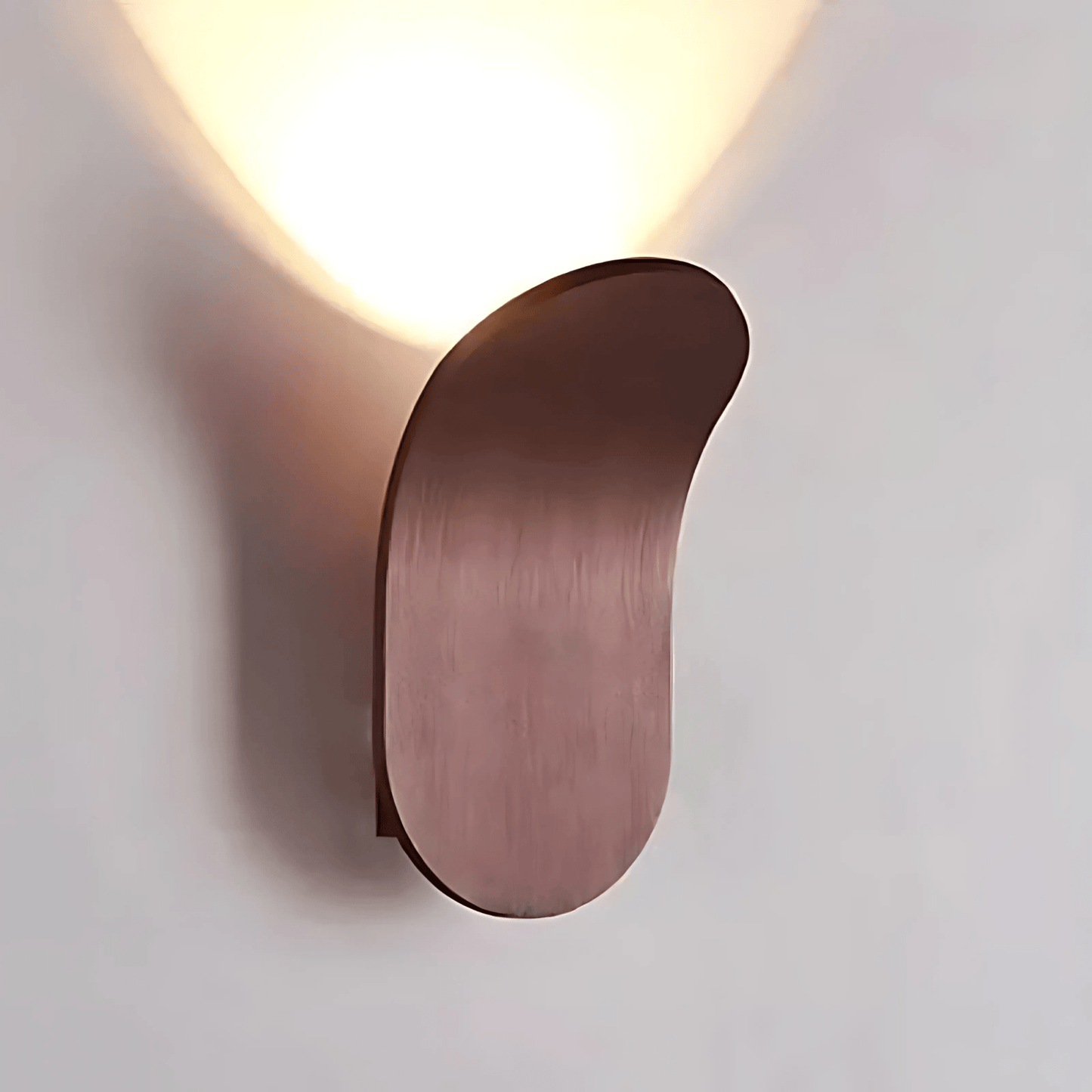 Curved Metal LED Wall Light