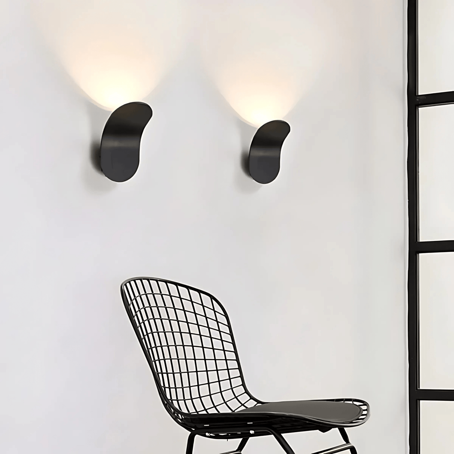 Curved Metal LED Wall Light
