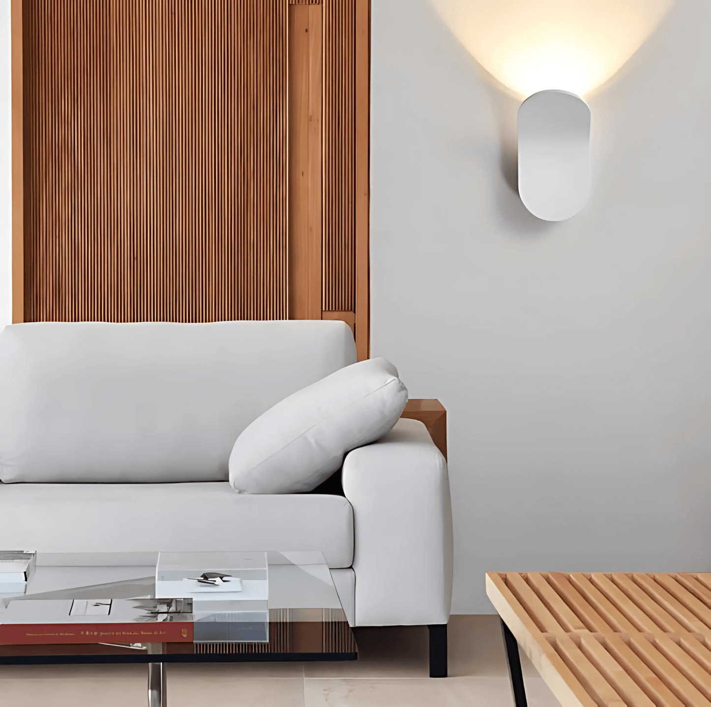 Curved Metal LED Wall Light