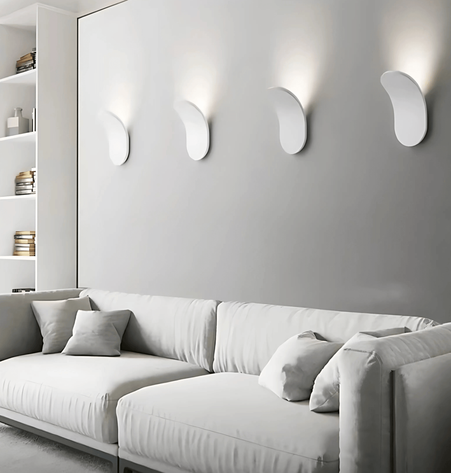 Curved Metal LED Wall Light