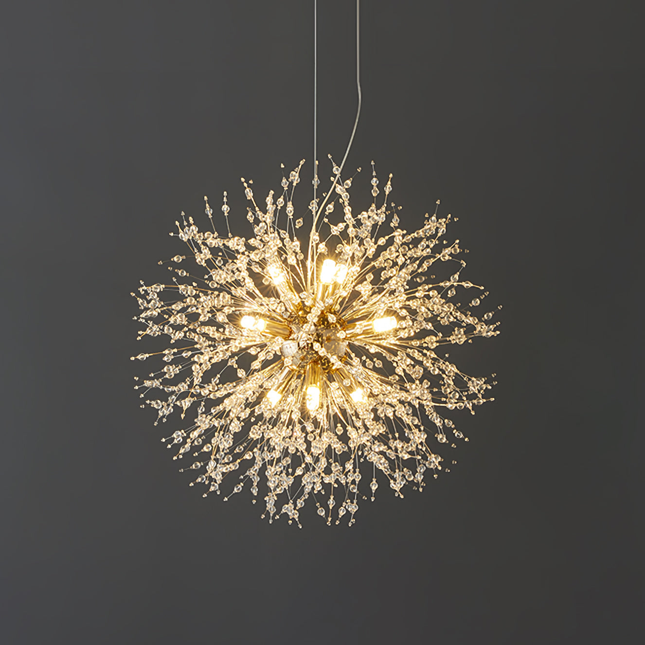 Dandelion Crystal Burst Chandelier
