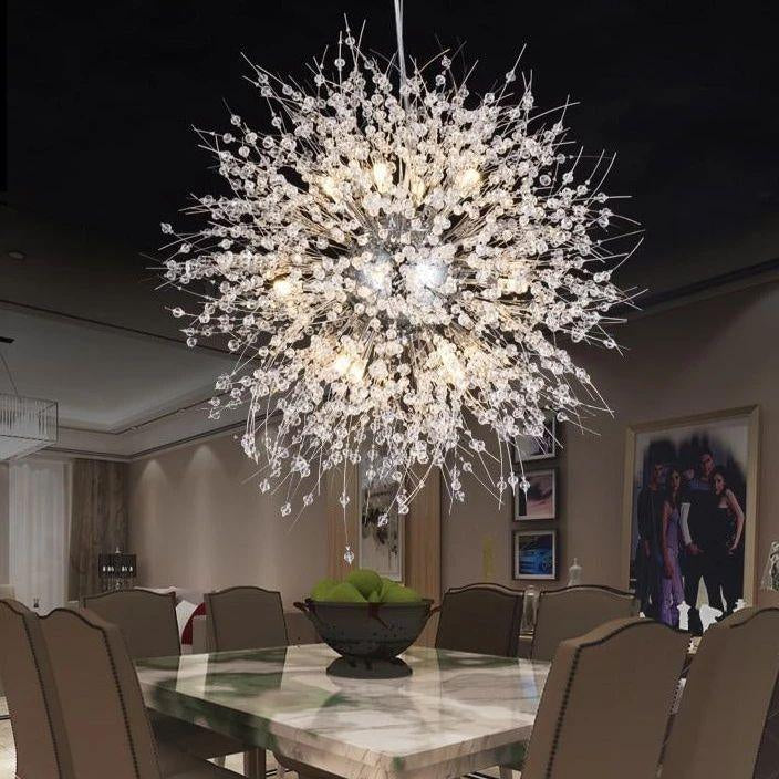 Dandelion Crystal Burst Chandelier