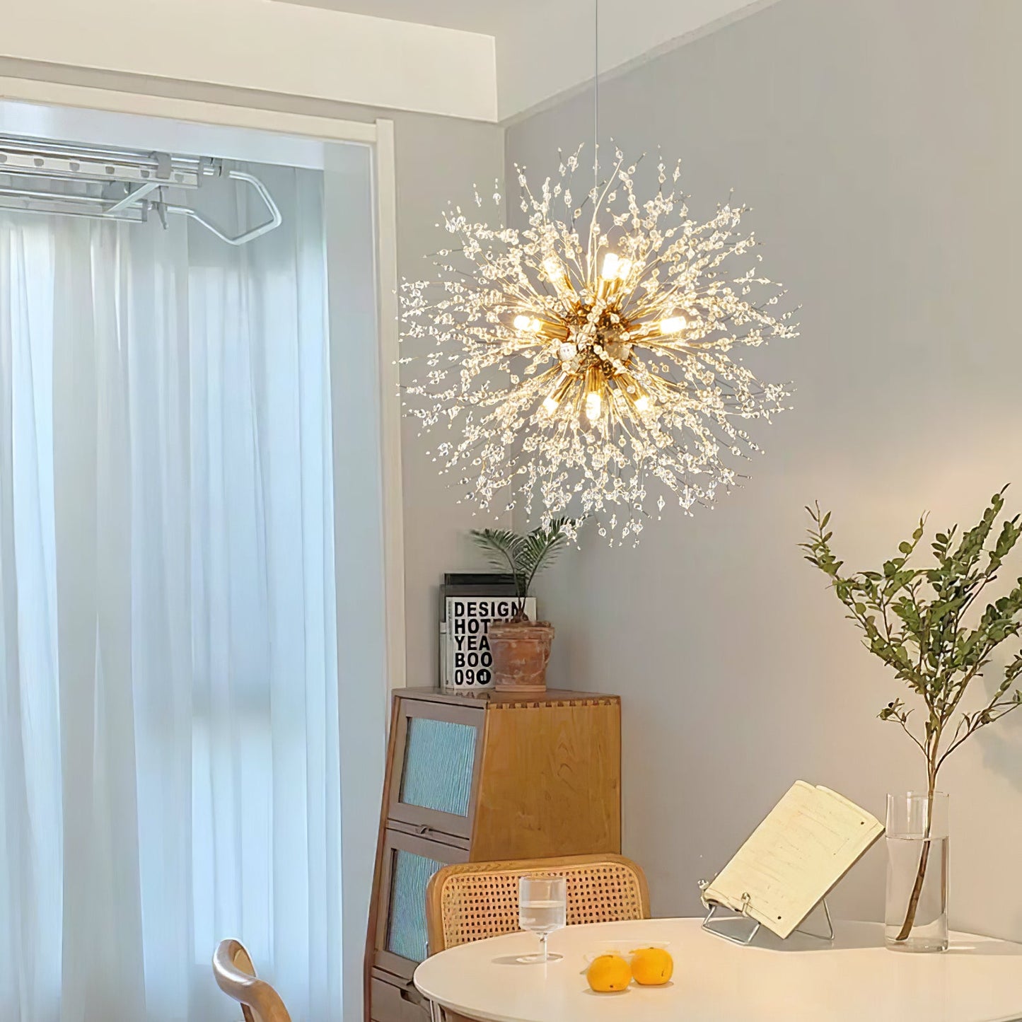 Dandelion Crystal Burst Chandelier