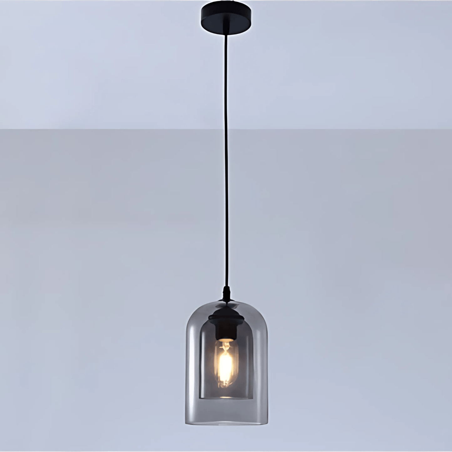 Double Glass Pendant Light