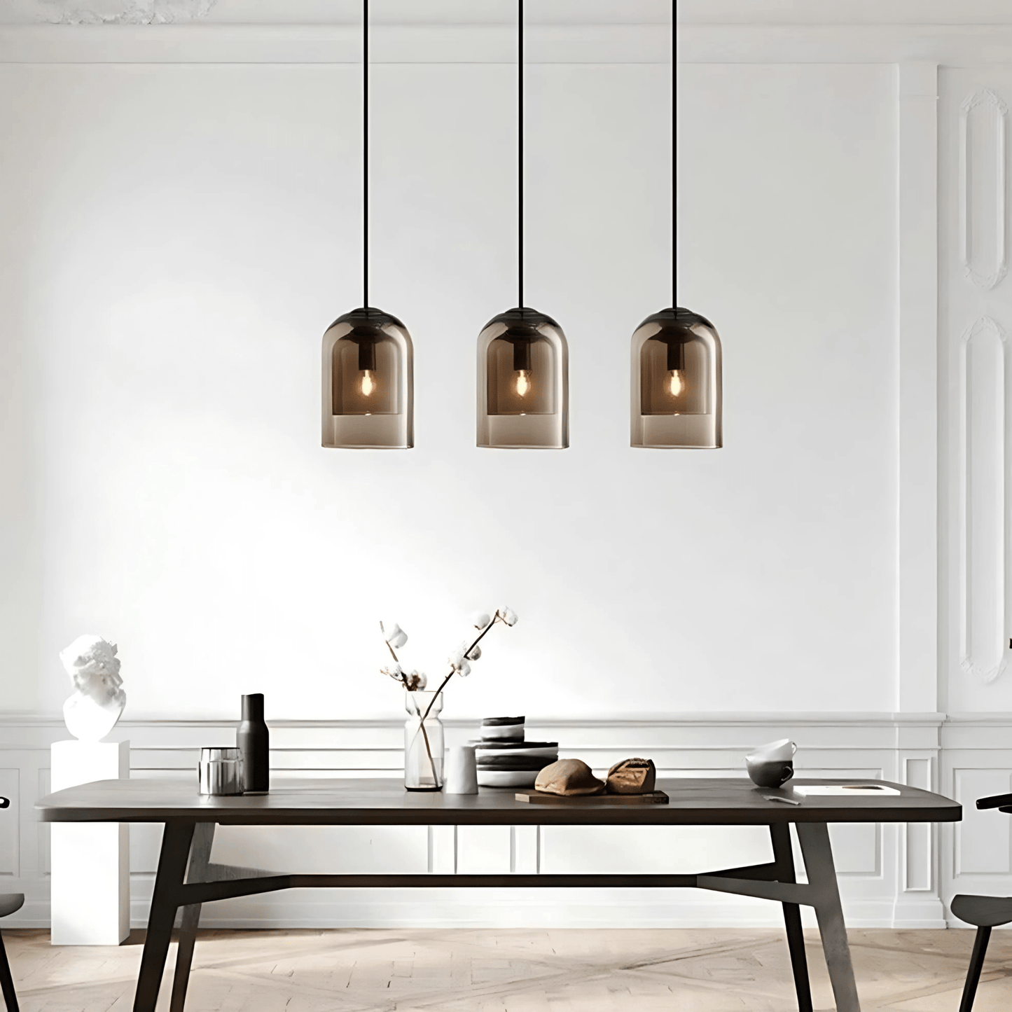 Double Glass Pendant Light