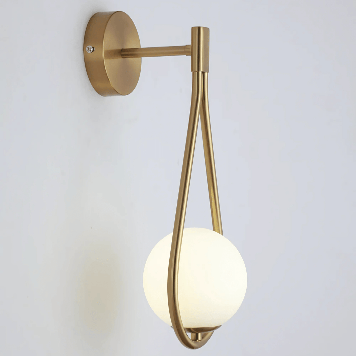 Droplet Gold Or Black Wall Light