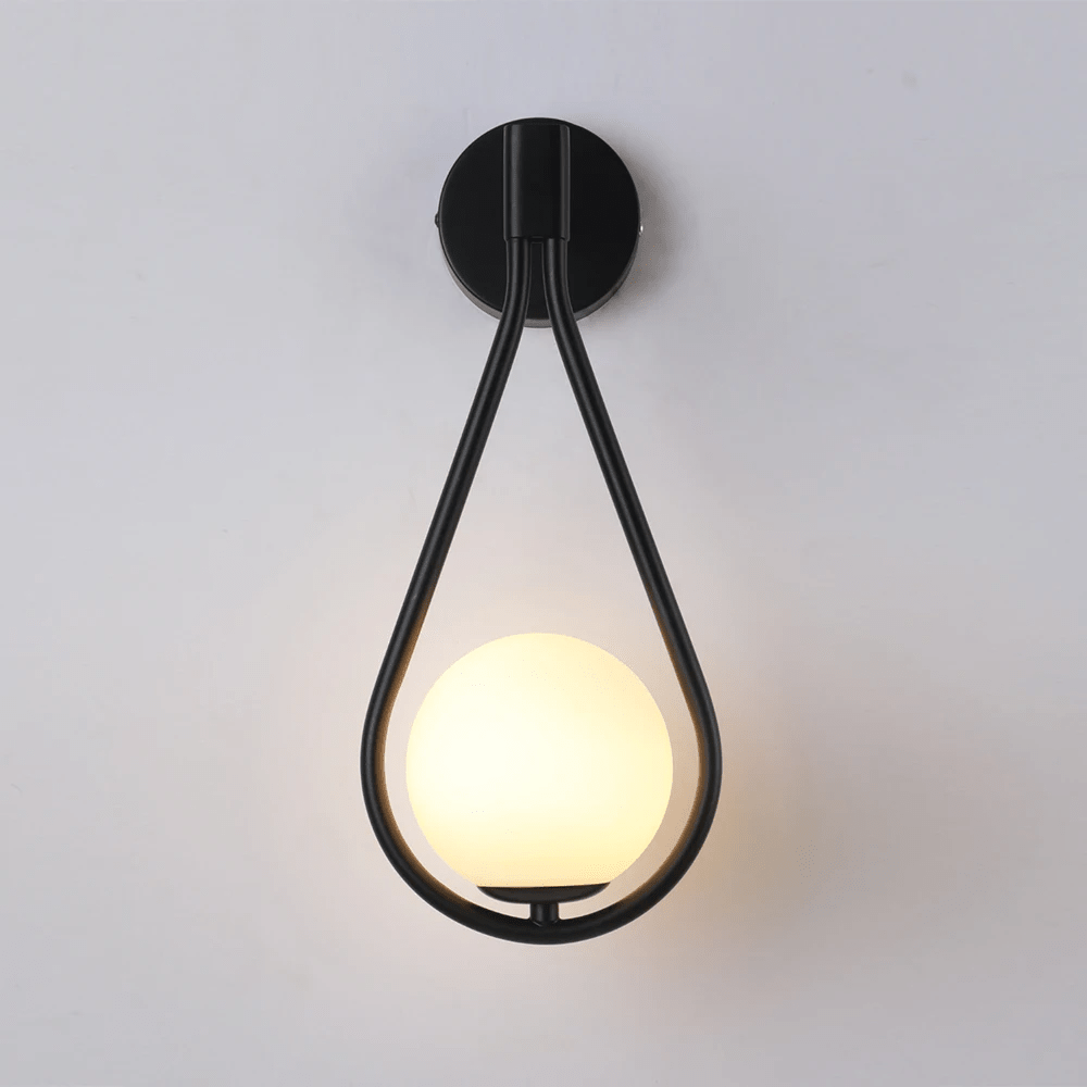 Droplet Gold Or Black Wall Light