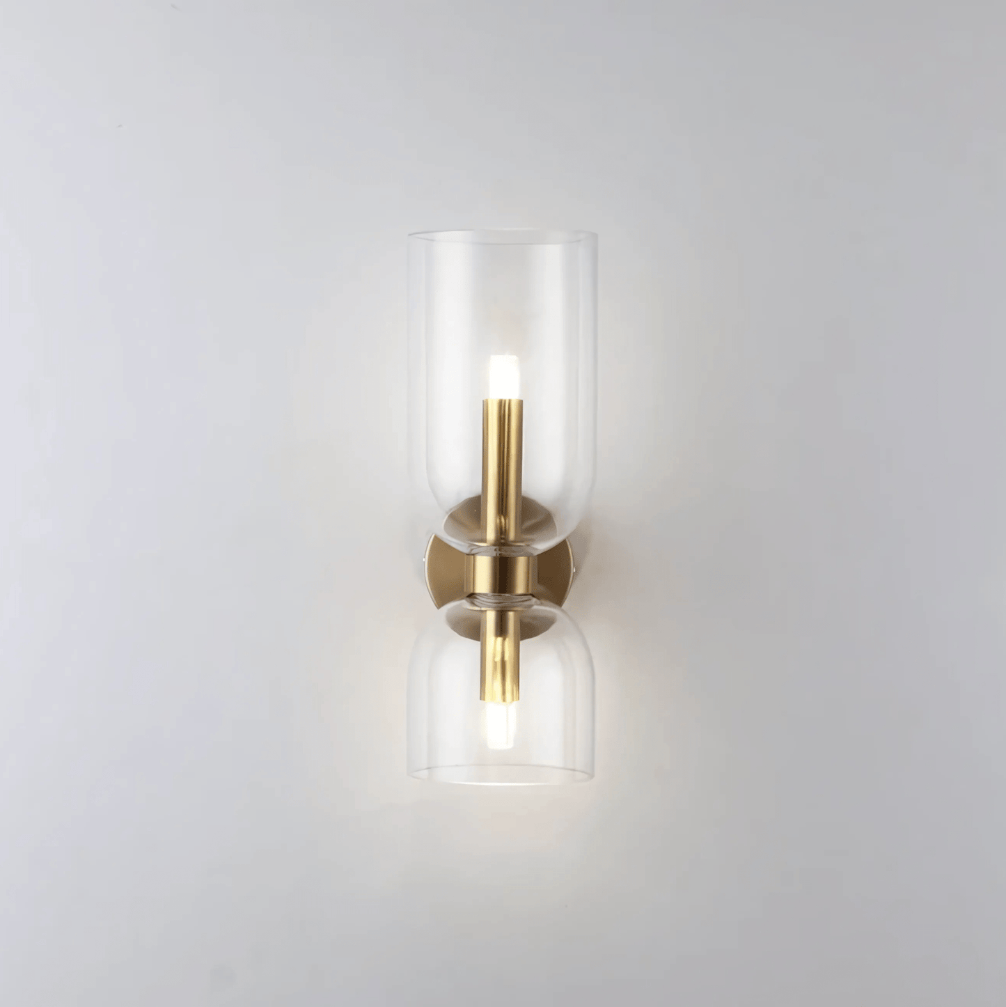 Dual Globe Vertical Wall Light