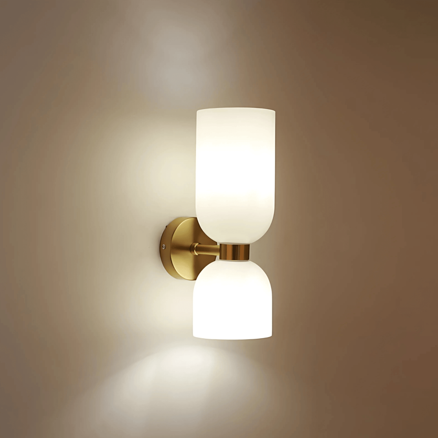 Dual Globe Vertical Wall Light