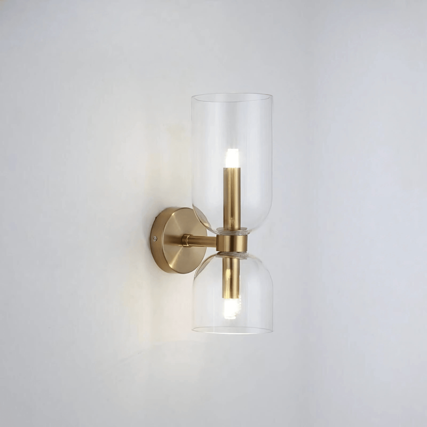 Dual Globe Vertical Wall Light
