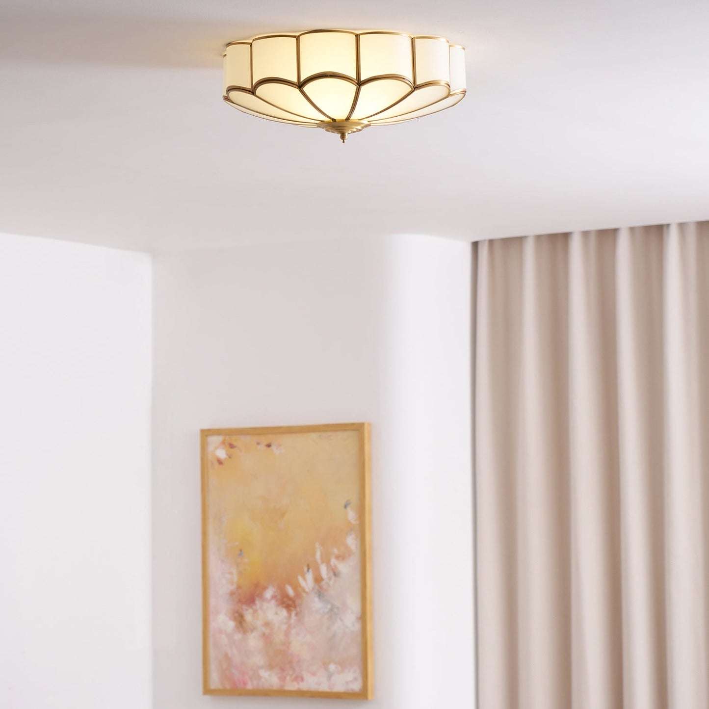 Flower Glass Recessed Ceiling Light