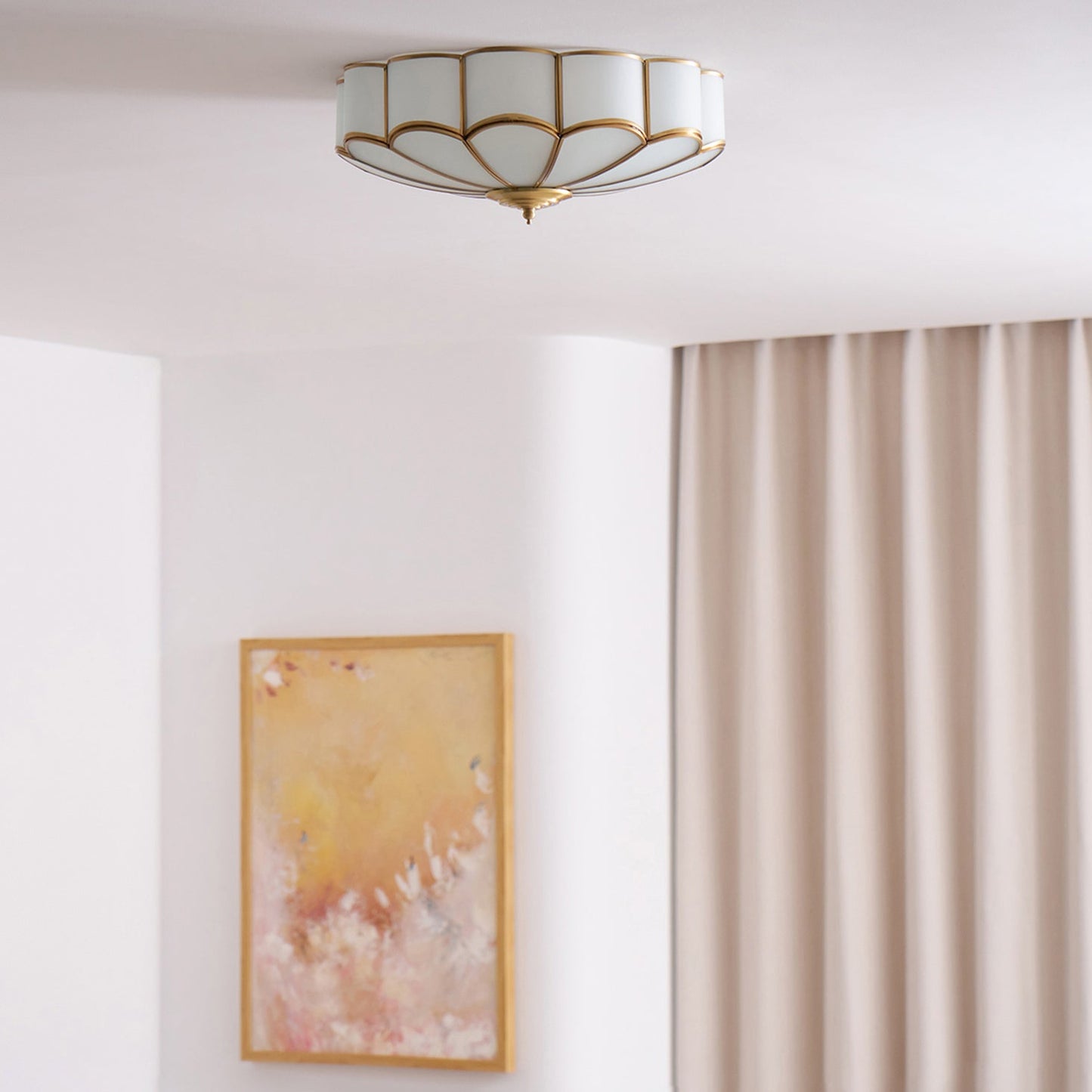 Flower Glass Recessed Ceiling Light