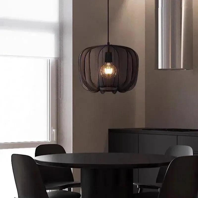 French Fabric Apple Pendant Lamp