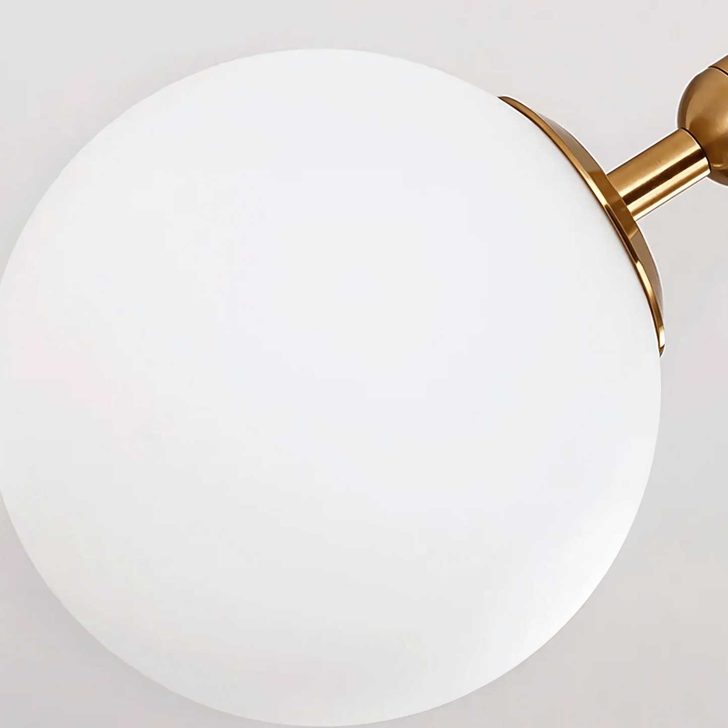 Frosted Globe Brass Or Black Pendant