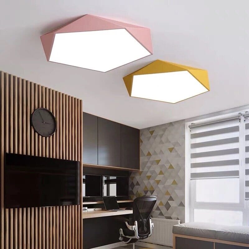 Geometric LED Ceiling Light