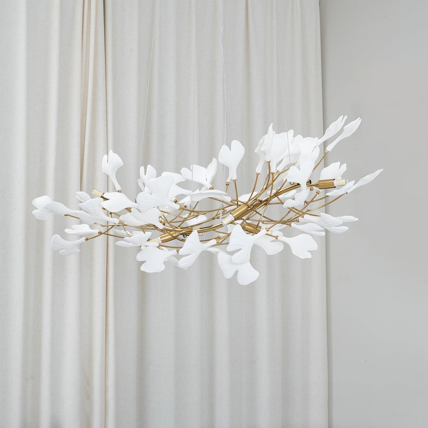 Gingko Flower Petal Chandelier