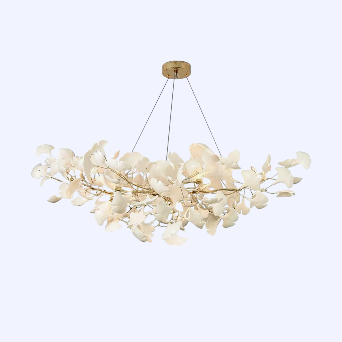 Gingko Flower Petal Chandelier