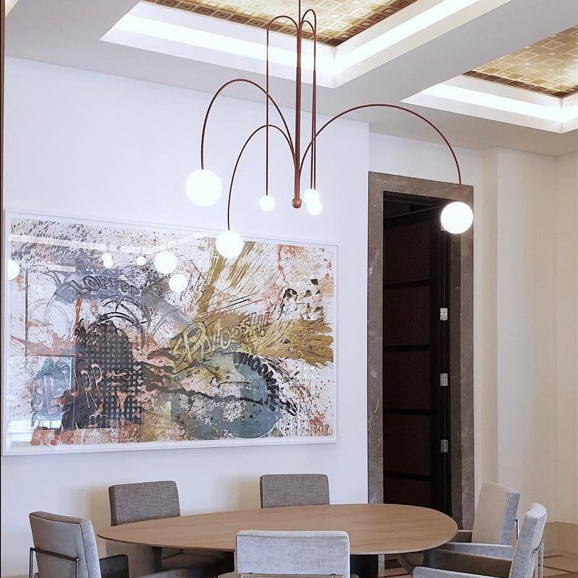 Gran Finale Glass Suspension Light