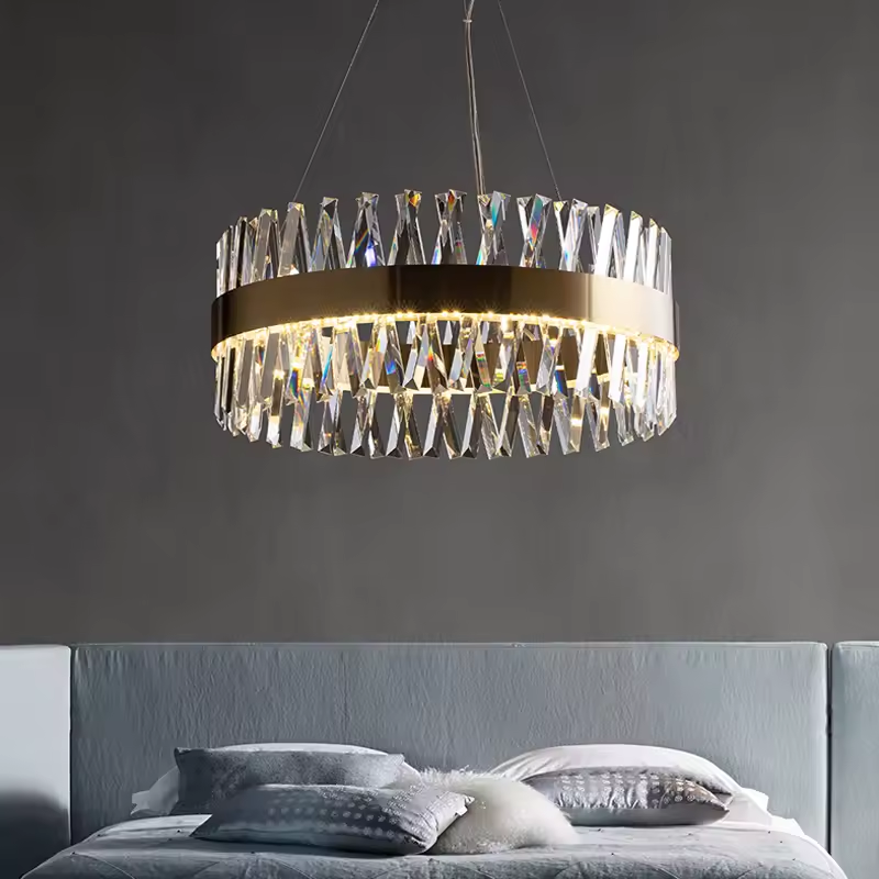 Round Crystal Lux Chandelier