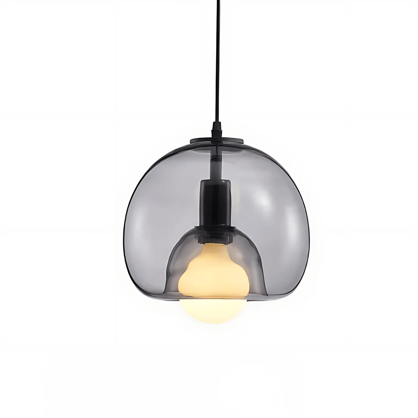 Handblown Glass Globe Pendant Light