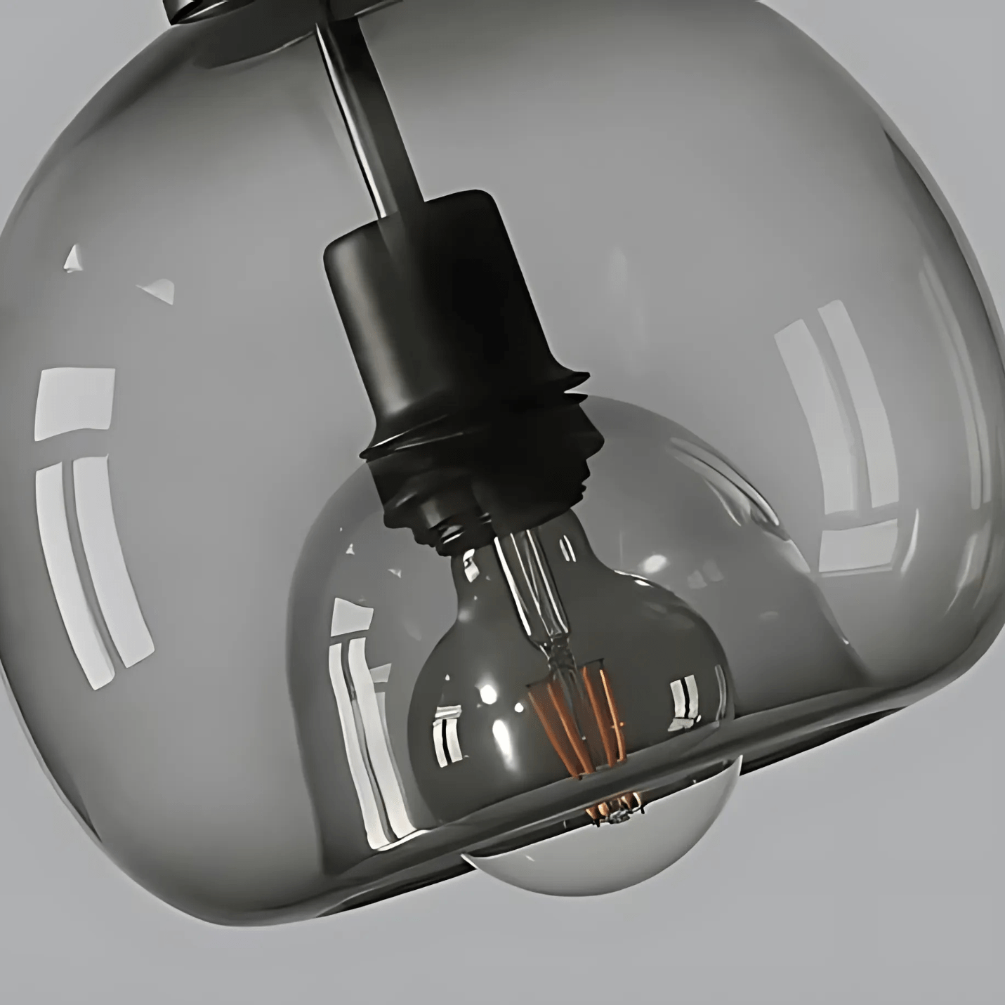 Handblown Glass Globe Pendant Light