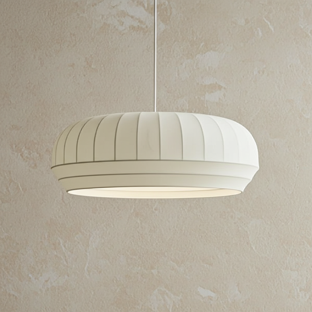 Japandi Wabi Sabi Fabric Pendant Light
