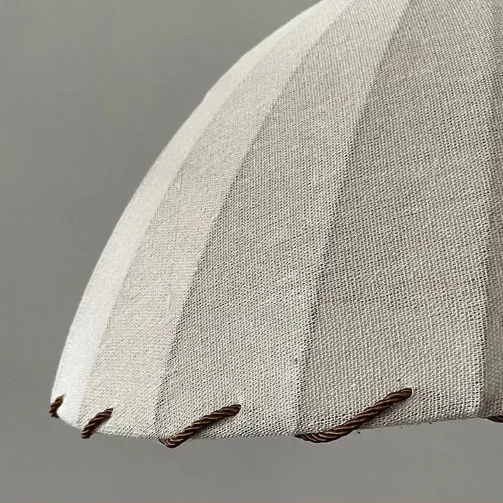 Japandi Wabi Sabi Handmade Linen Fabric Chandelier