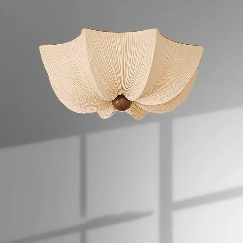 Japanese Wabi Sabi Fabric Ceiling Light