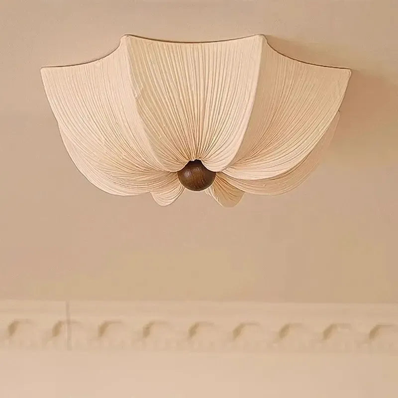 Japanese Wabi Sabi Fabric Ceiling Light