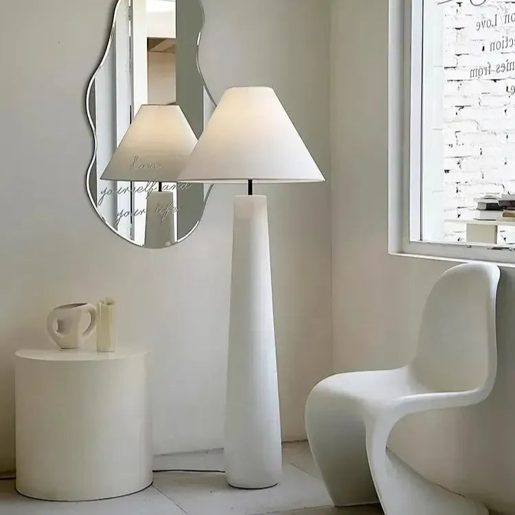 Japanese Wabi Sabi Fabric Handmade Floor Lamp