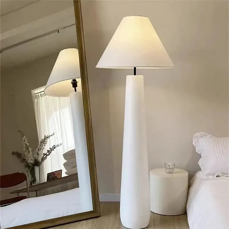 Japanese Wabi Sabi Fabric Handmade Floor Lamp