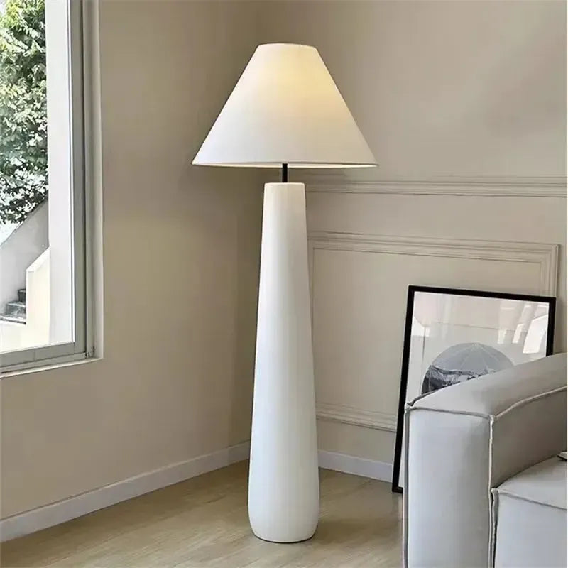 Japanese Wabi Sabi Fabric Handmade Floor Lamp