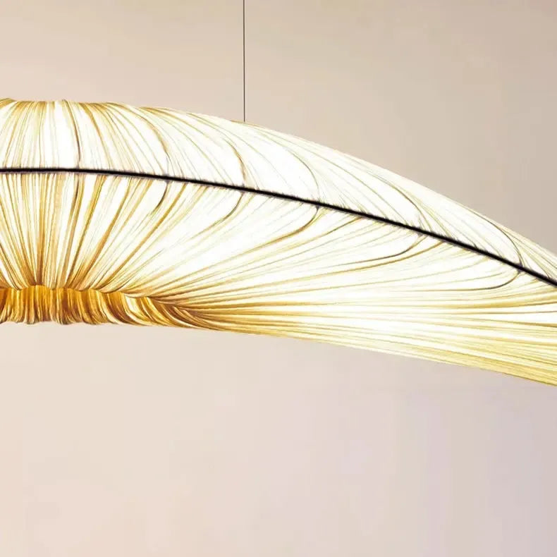 Japanese Wabi Sabi Fabric Statement Chandelier