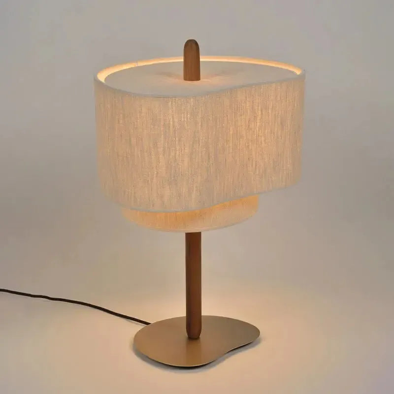 Japanese Wabi Sabi Fabric Table & Floor Lamp