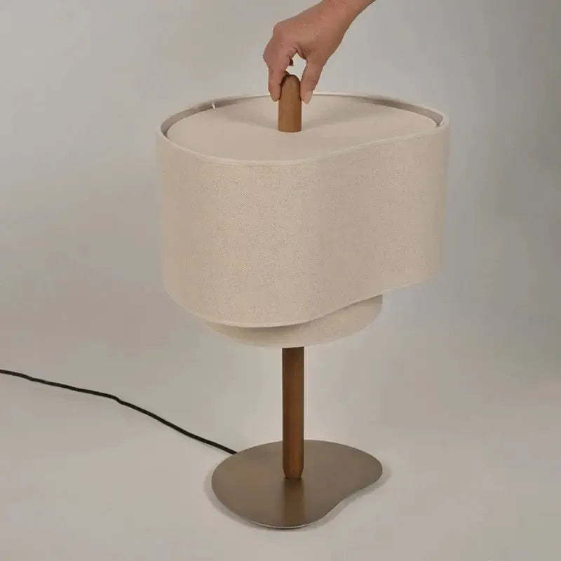 Japanese Wabi Sabi Fabric Table & Floor Lamp