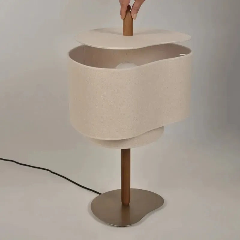 Japanese Wabi Sabi Fabric Table & Floor Lamp